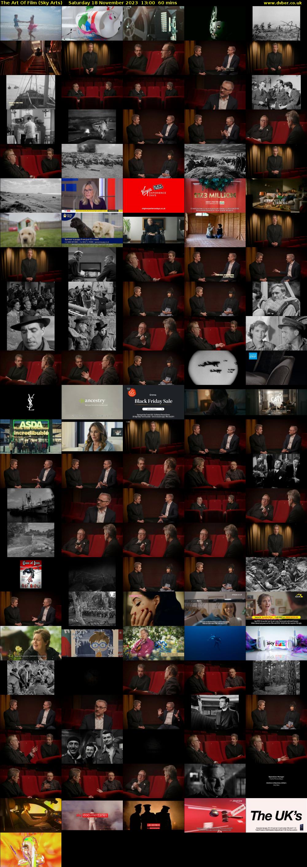 The Art Of Film (Sky Arts) Saturday 18 November 2023 13:00 - 14:00