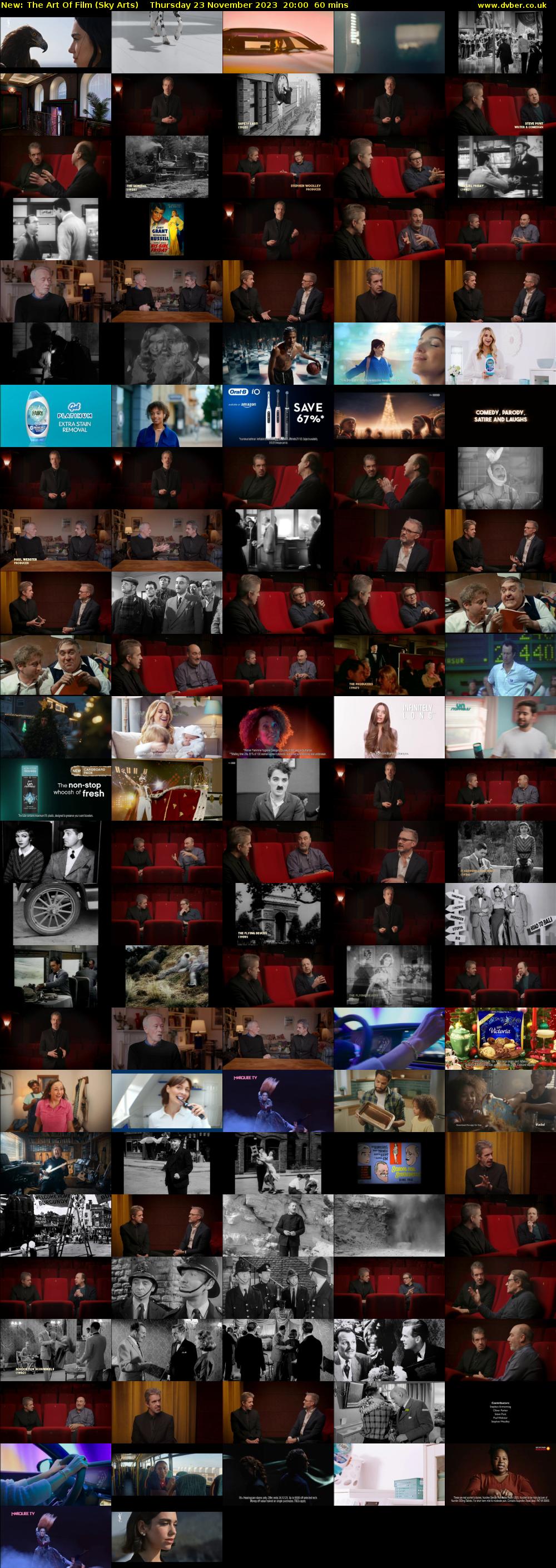 The Art Of Film (Sky Arts) Thursday 23 November 2023 20:00 - 21:00