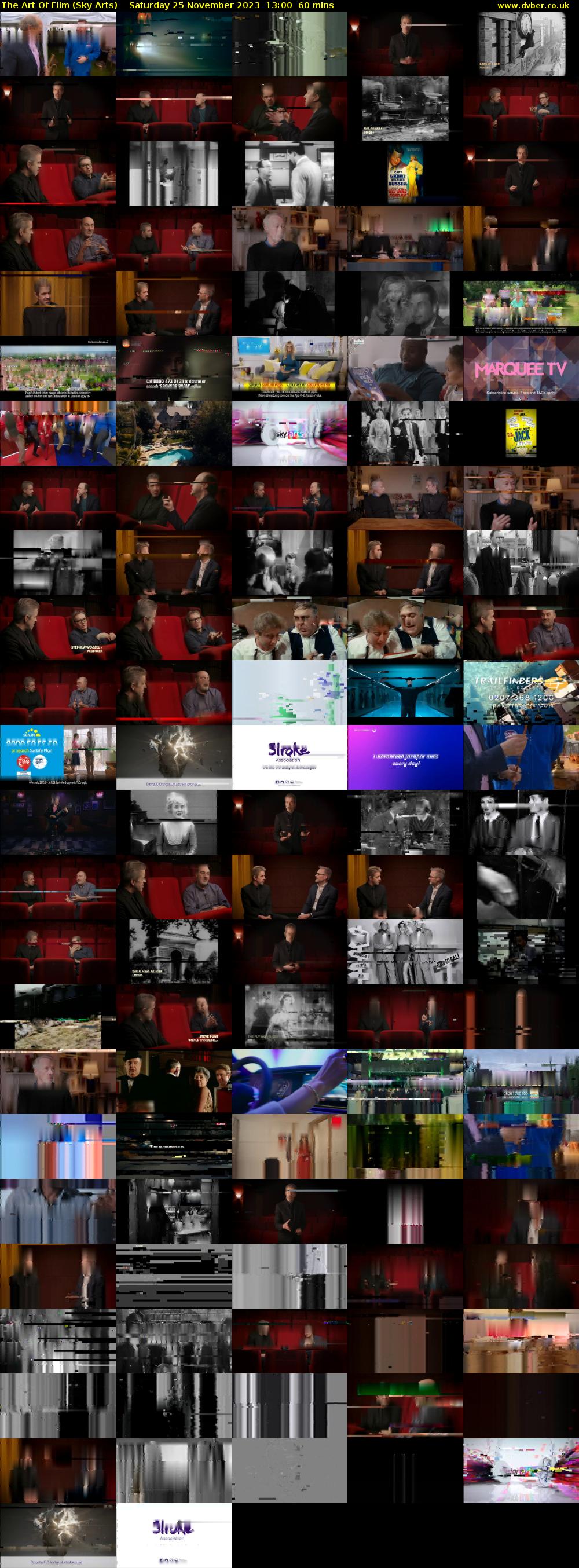 The Art Of Film (Sky Arts) Saturday 25 November 2023 13:00 - 14:00