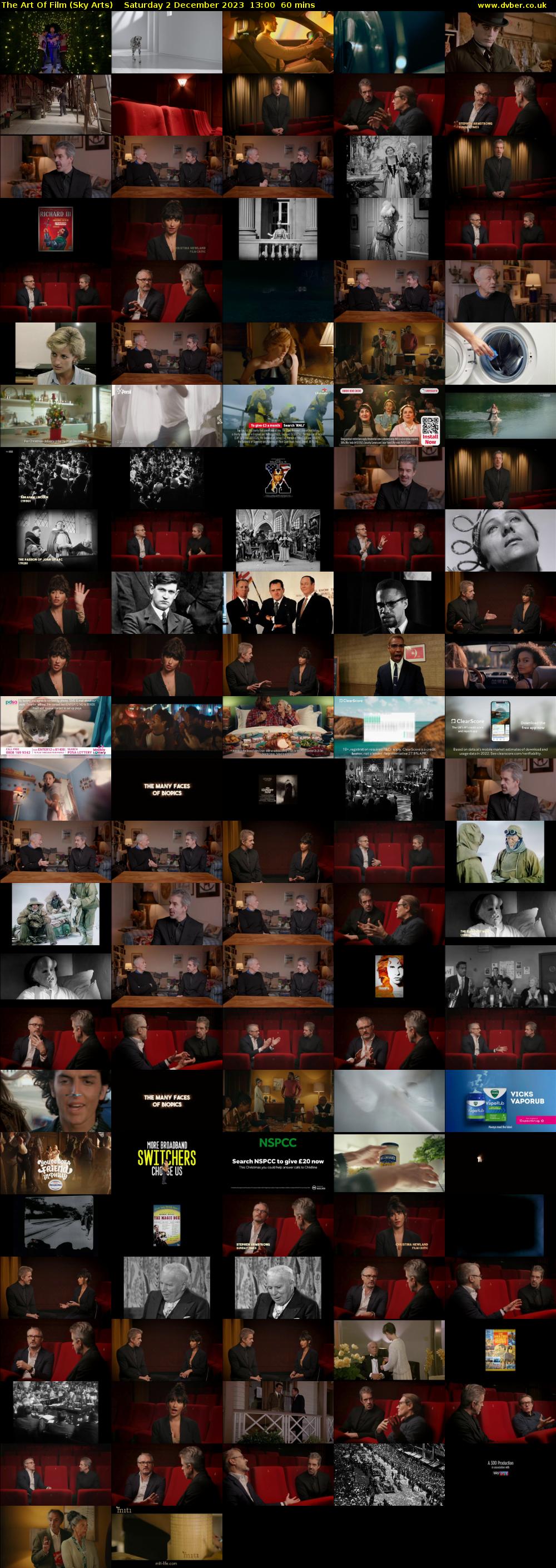 The Art Of Film (Sky Arts) Saturday 2 December 2023 13:00 - 14:00