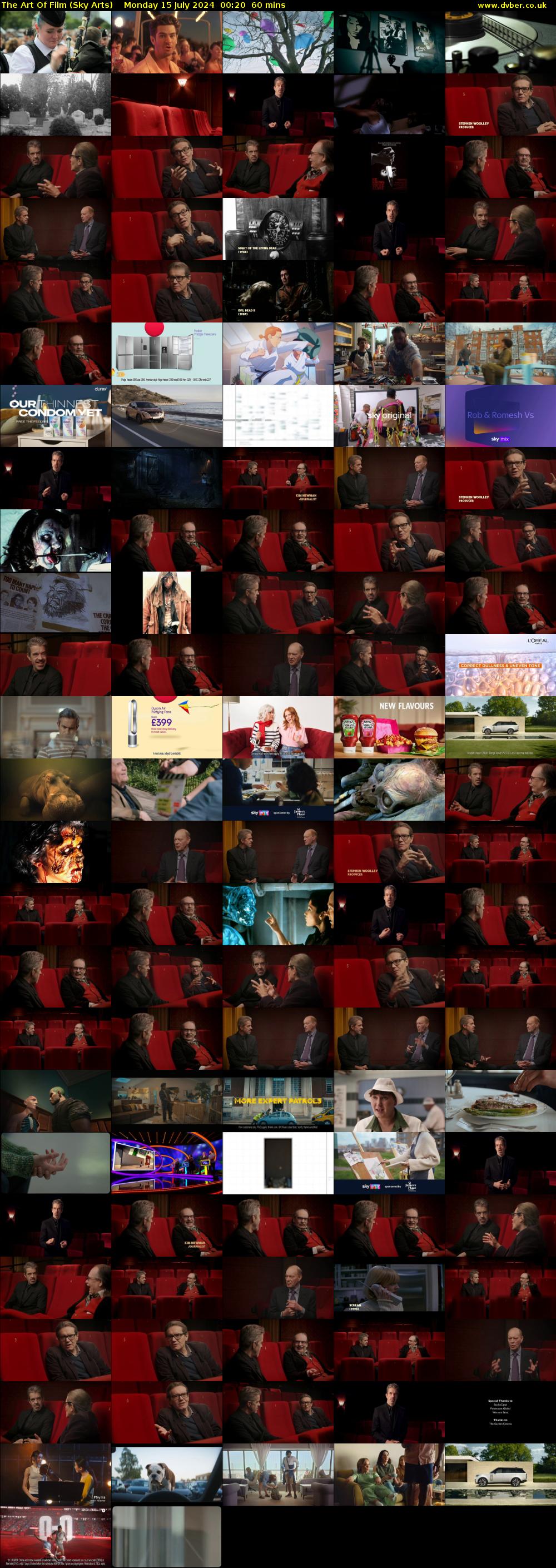 The Art Of Film (Sky Arts) Monday 15 July 2024 00:20 - 01:20