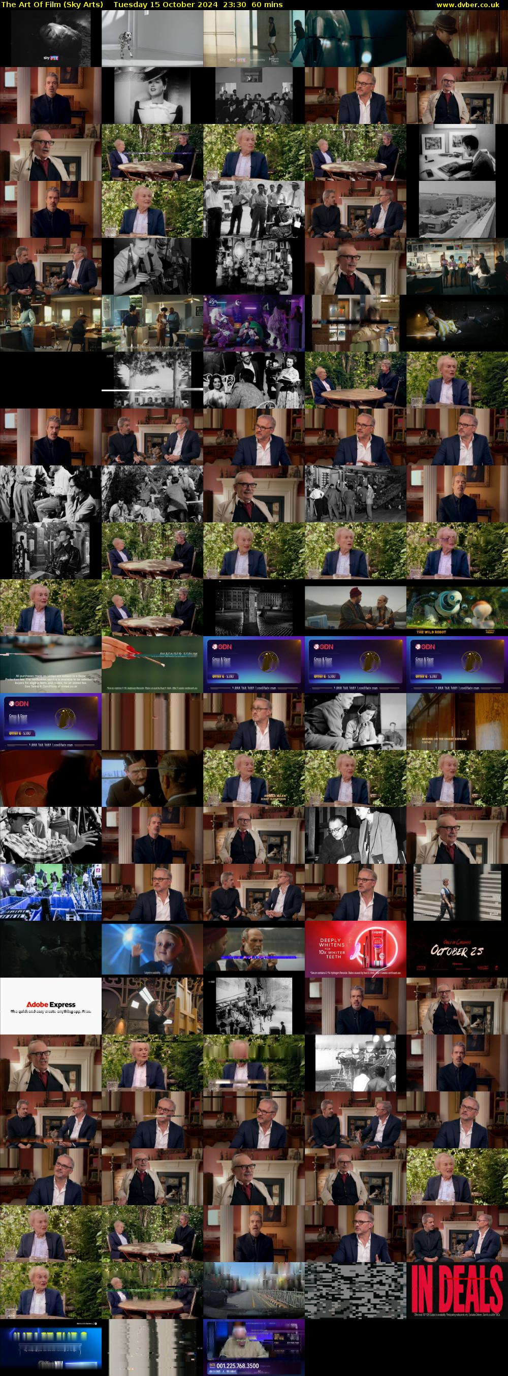 The Art Of Film (Sky Arts) Tuesday 15 October 2024 23:30 - 00:30