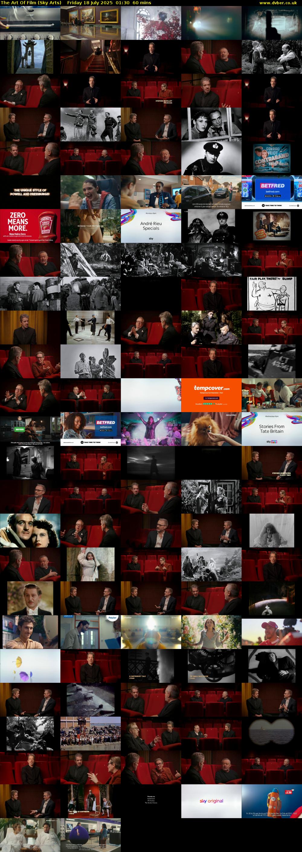 The Art Of Film (Sky Arts) Friday 18 July 2025 01:30 - 02:30
