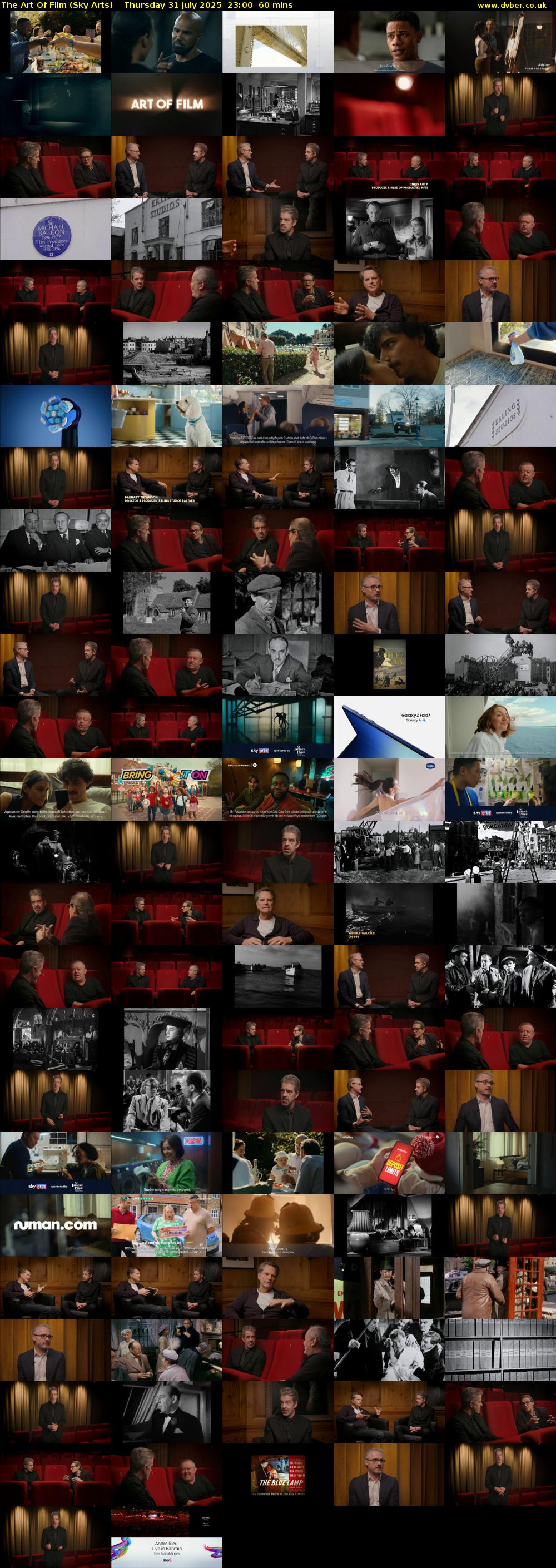 The Art Of Film (Sky Arts) Thursday 31 July 2025 23:00 - 00:00