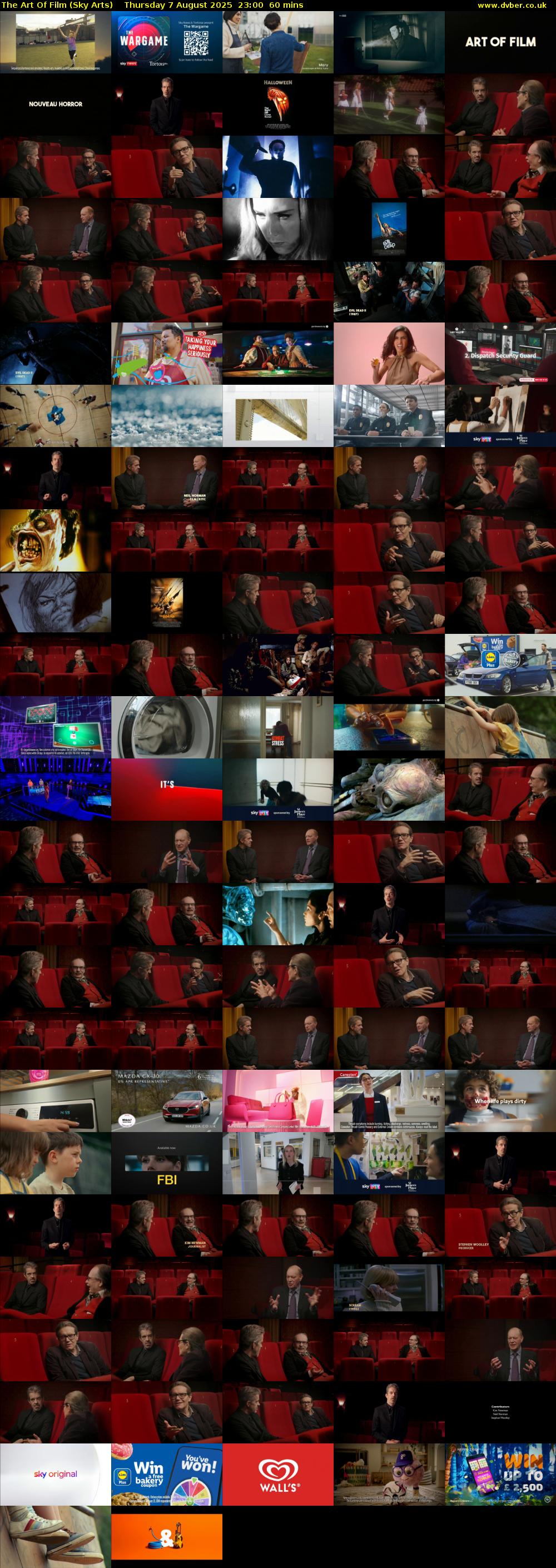 The Art Of Film (Sky Arts) Thursday 7 August 2025 23:00 - 00:00