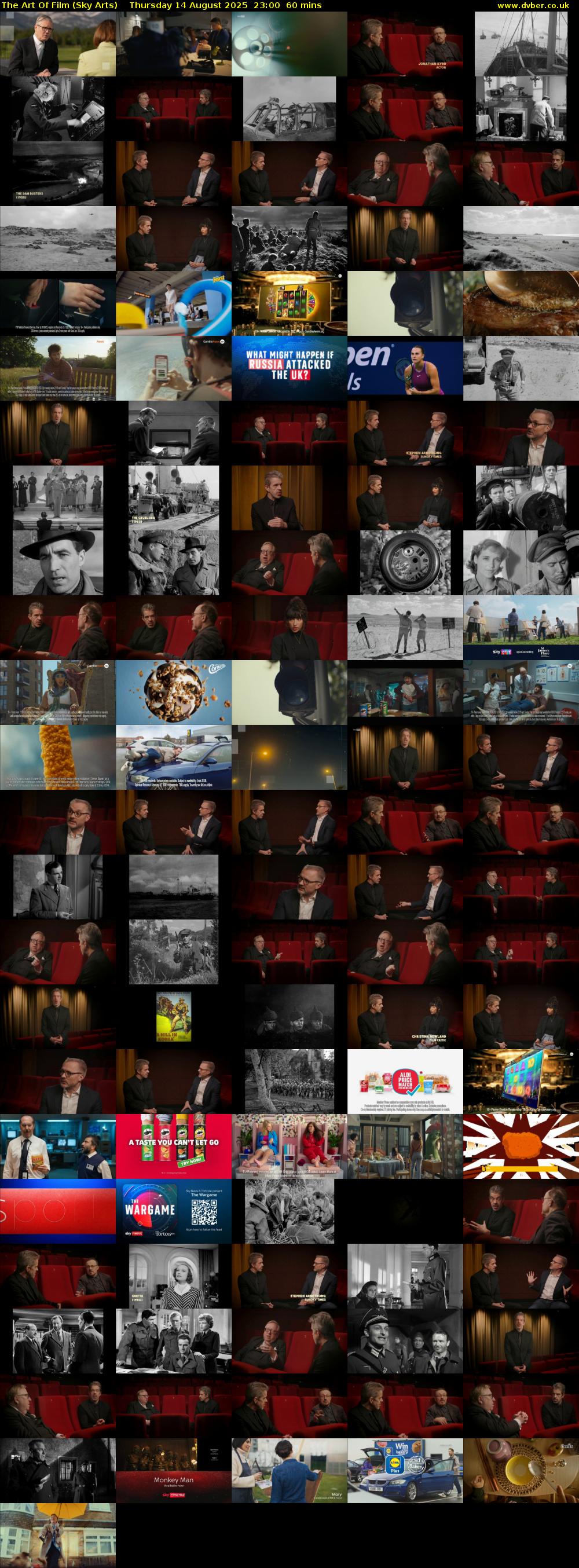 The Art Of Film (Sky Arts) Thursday 14 August 2025 23:00 - 00:00