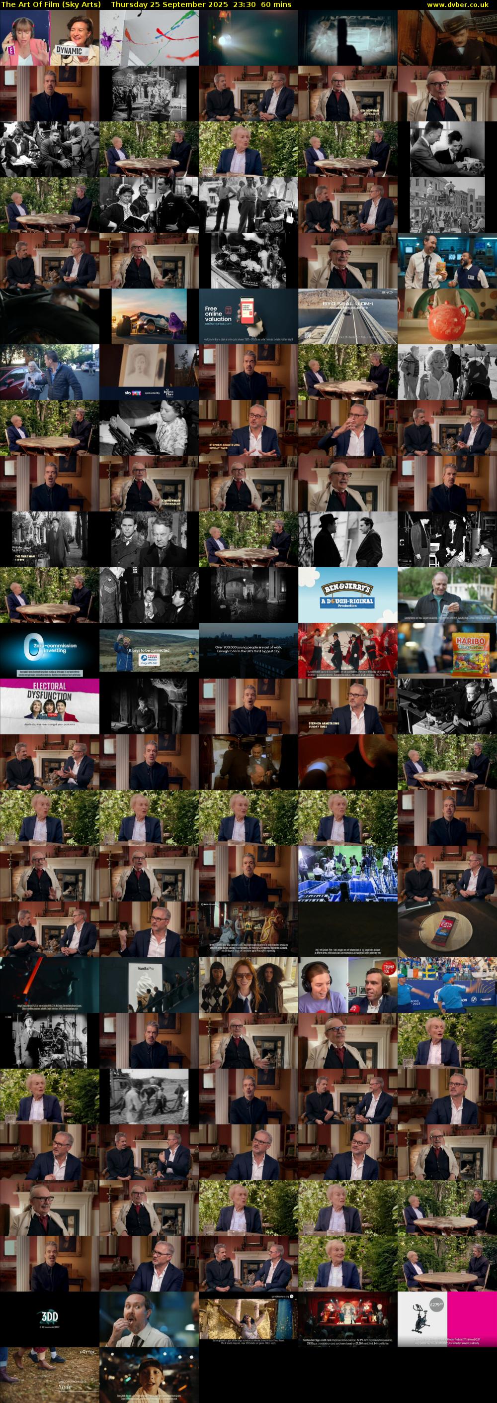 The Art Of Film (Sky Arts) Thursday 25 September 2025 23:30 - 00:30
