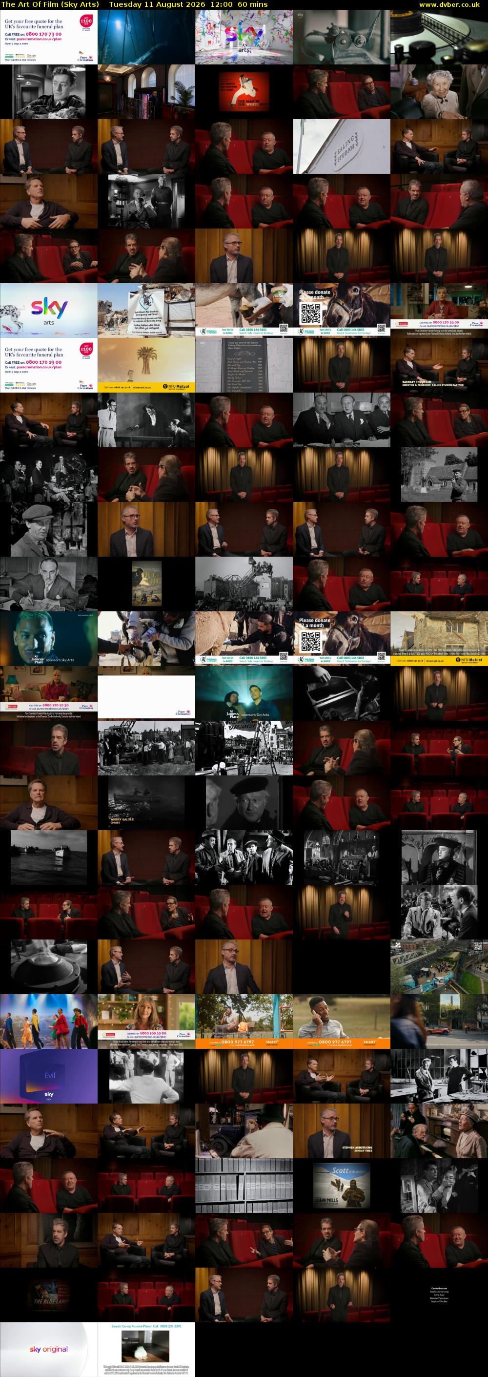 The Art Of Film (Sky Arts) Tuesday 11 August 2026 12:00 - 13:00