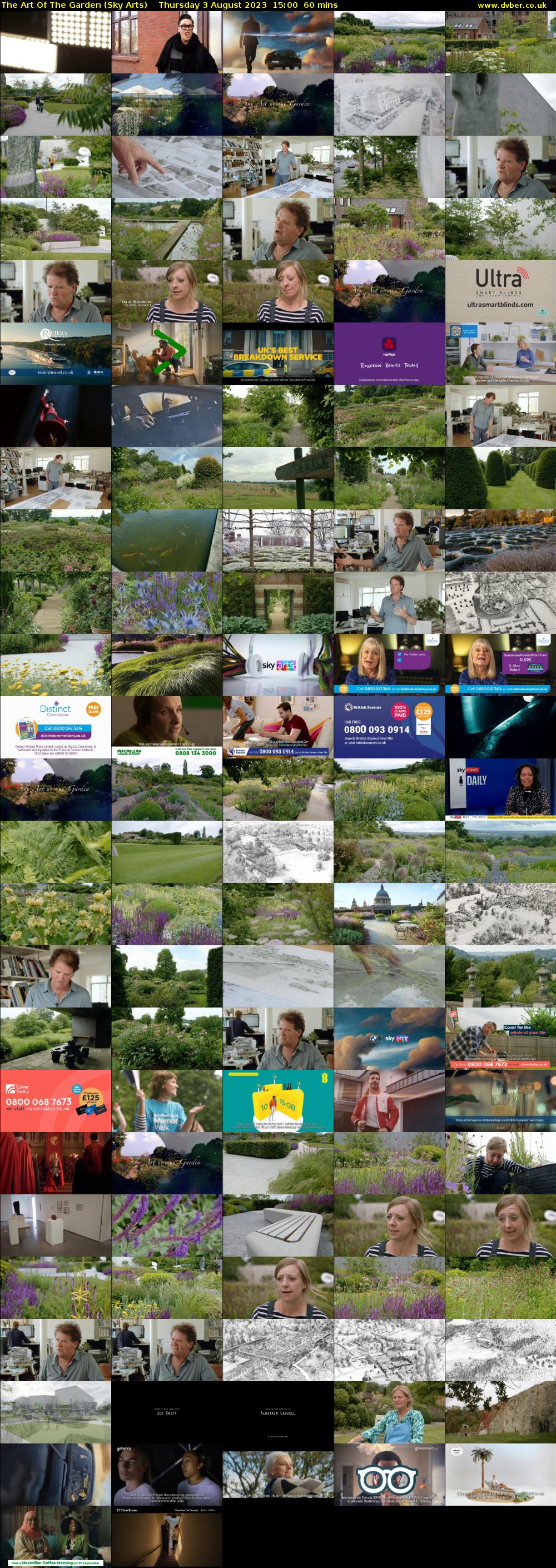 The Art Of The Garden (Sky Arts) Thursday 3 August 2023 15:00 - 16:00