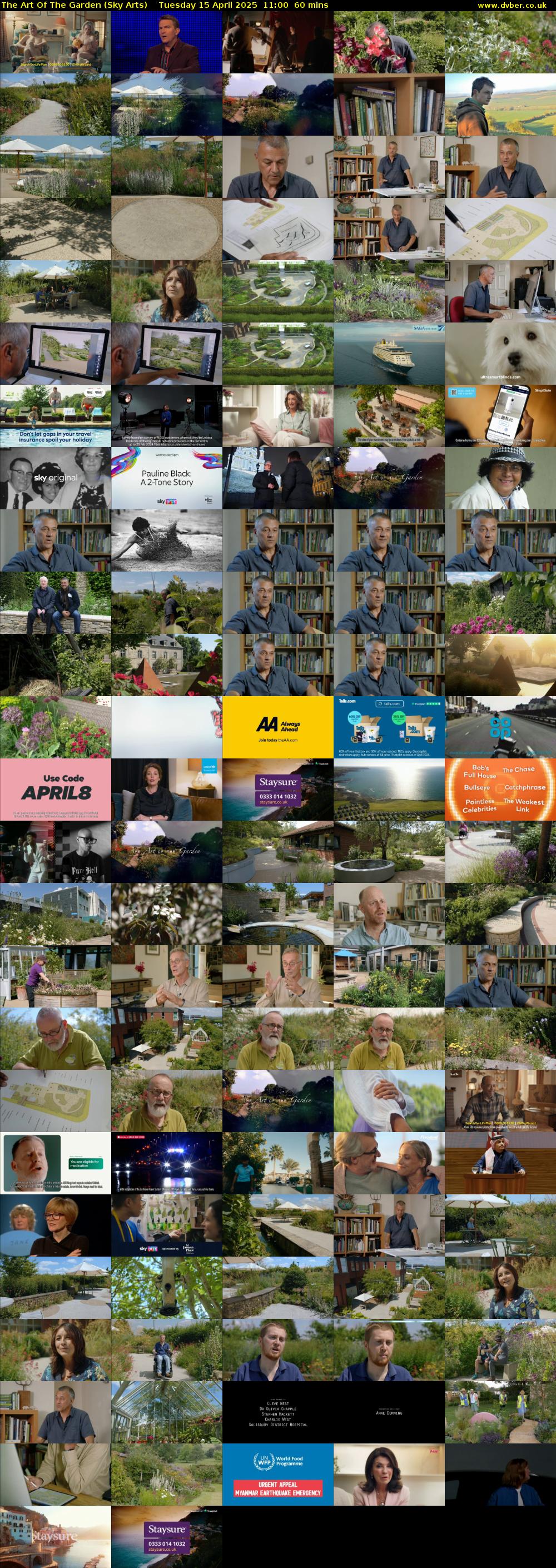 The Art Of The Garden (Sky Arts) Tuesday 15 April 2025 11:00 - 12:00