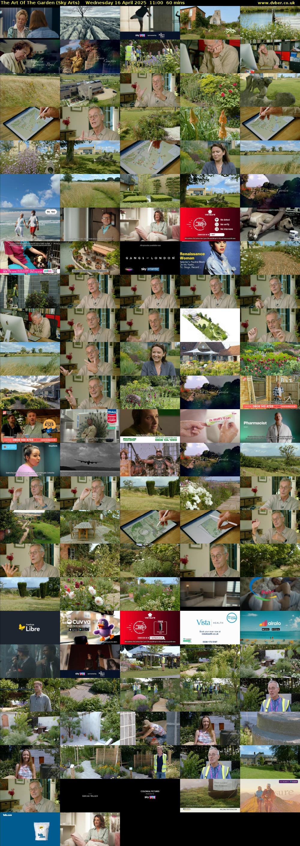 The Art Of The Garden (Sky Arts) Wednesday 16 April 2025 11:00 - 12:00