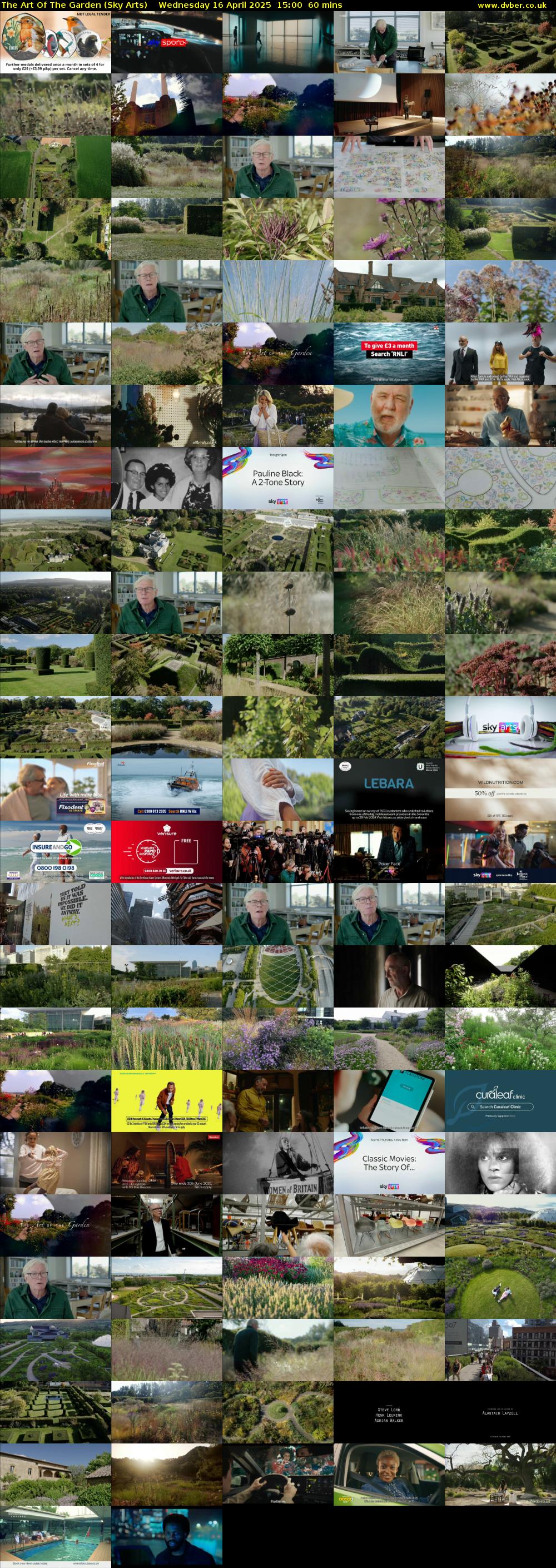 The Art Of The Garden (Sky Arts) Wednesday 16 April 2025 15:00 - 16:00