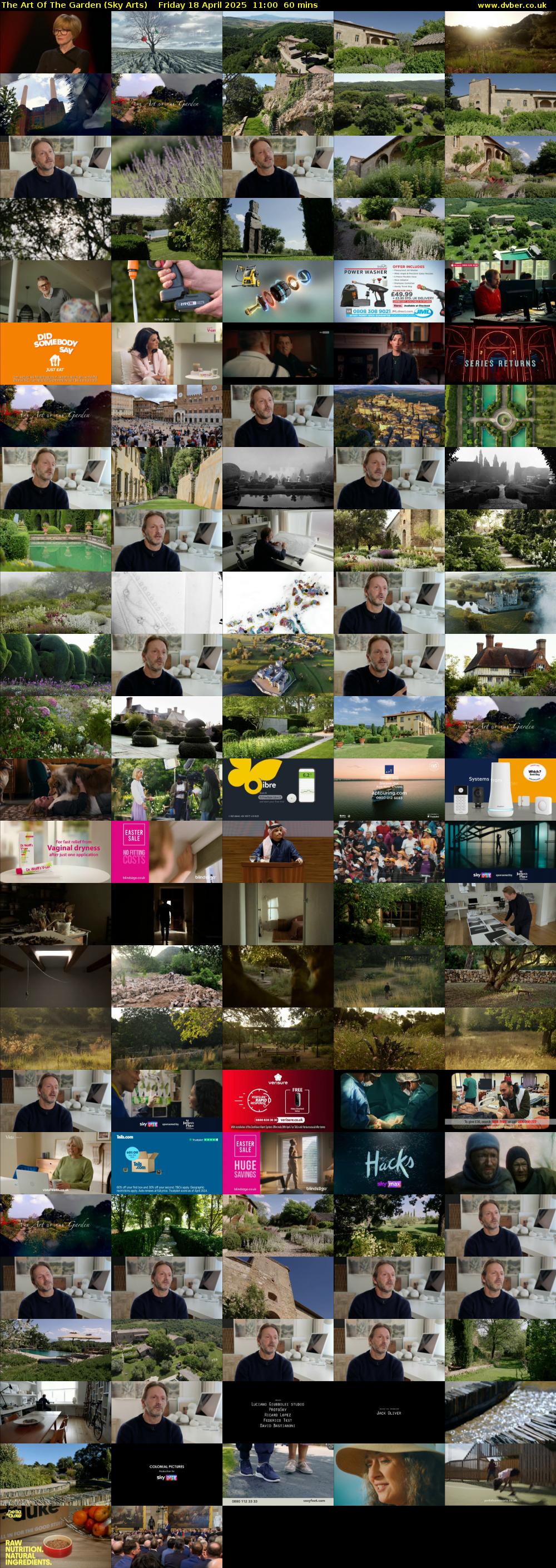 The Art Of The Garden (Sky Arts) Friday 18 April 2025 11:00 - 12:00