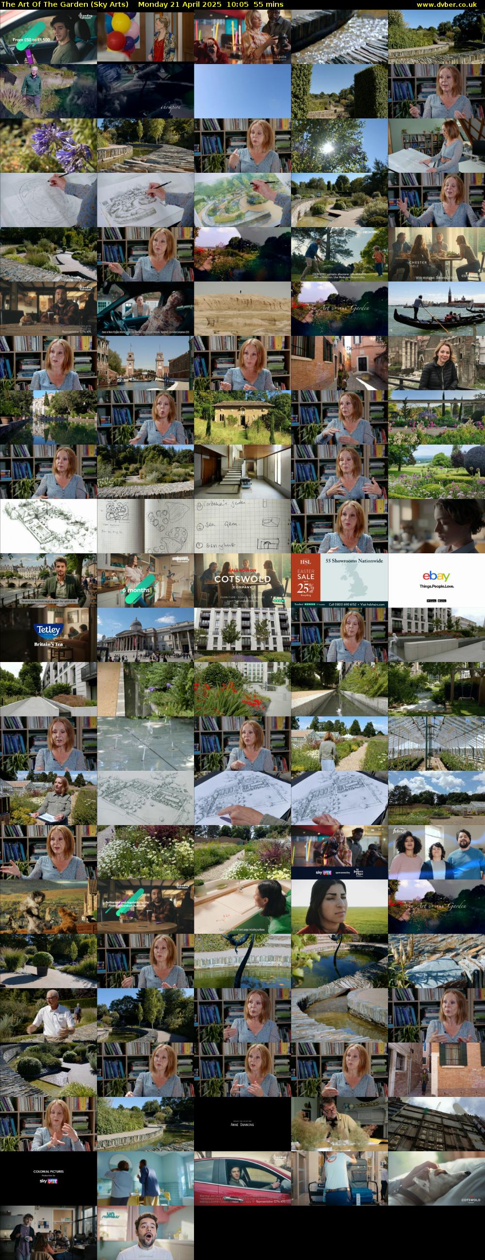 The Art Of The Garden (Sky Arts) Monday 21 April 2025 10:05 - 11:00