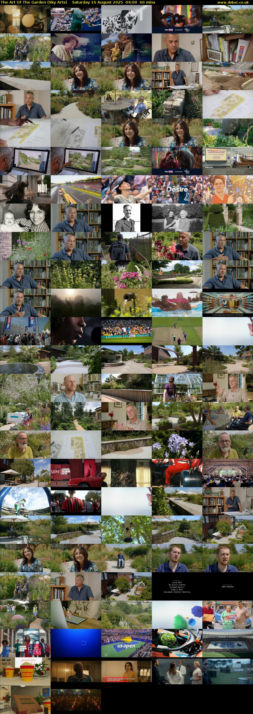 The Art Of The Garden (Sky Arts) Saturday 16 August 2025 04:00 - 05:00
