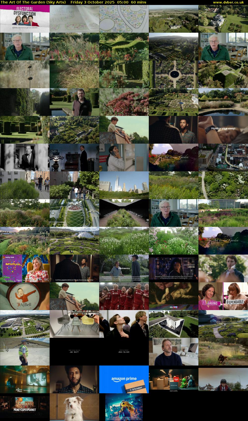 The Art Of The Garden (Sky Arts) Friday 3 October 2025 05:00 - 06:00