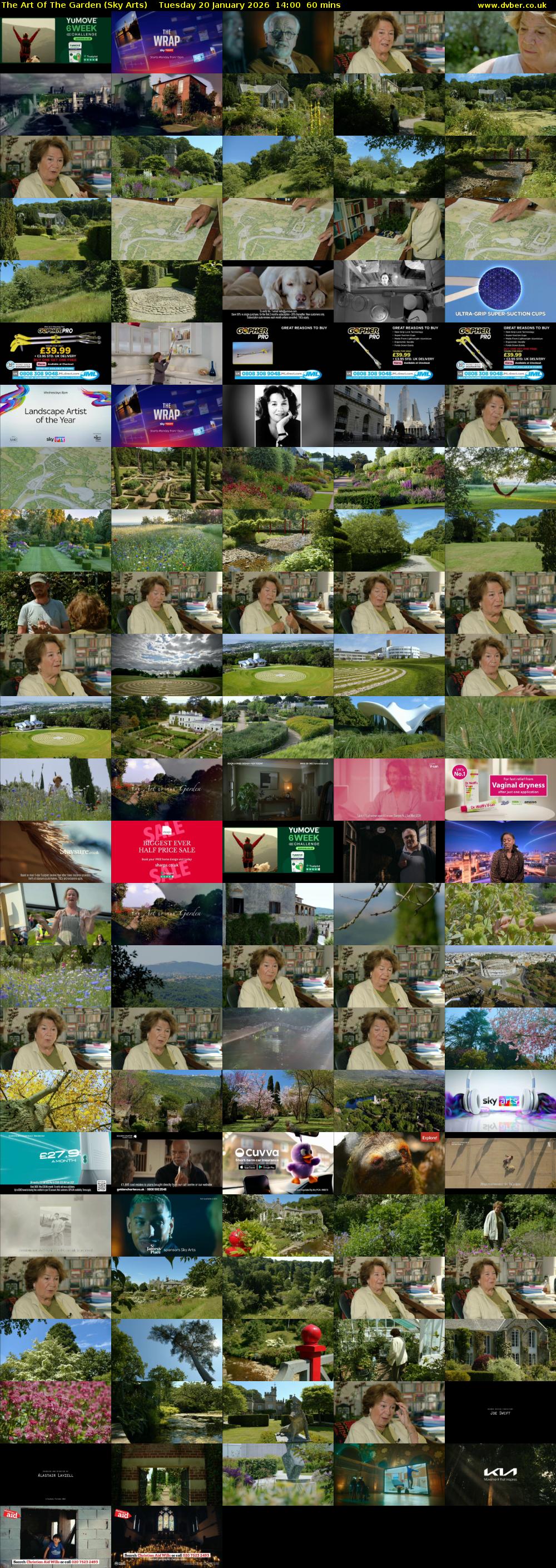 The Art Of The Garden (Sky Arts) Tuesday 20 January 2026 14:00 - 15:00