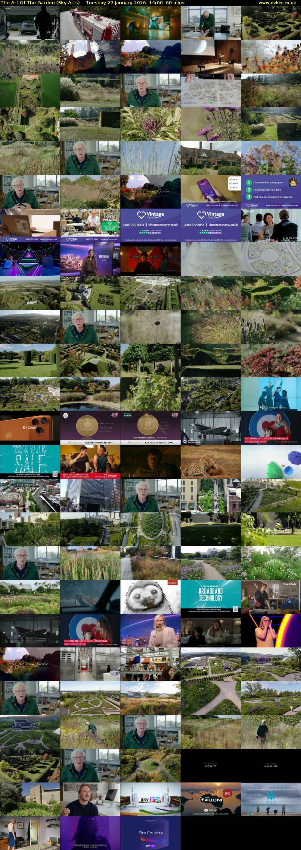 The Art Of The Garden (Sky Arts) Tuesday 27 January 2026 14:00 - 15:00