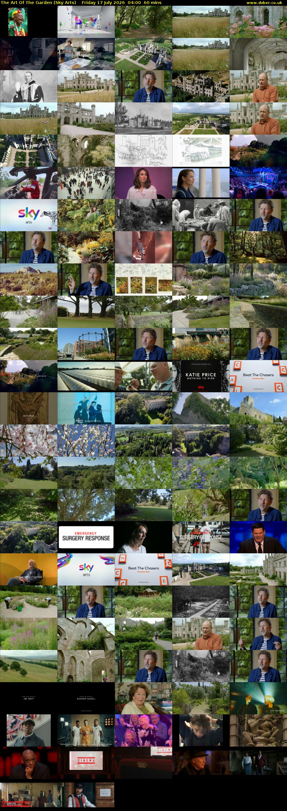 The Art Of The Garden (Sky Arts) Friday 17 July 2026 04:00 - 05:00