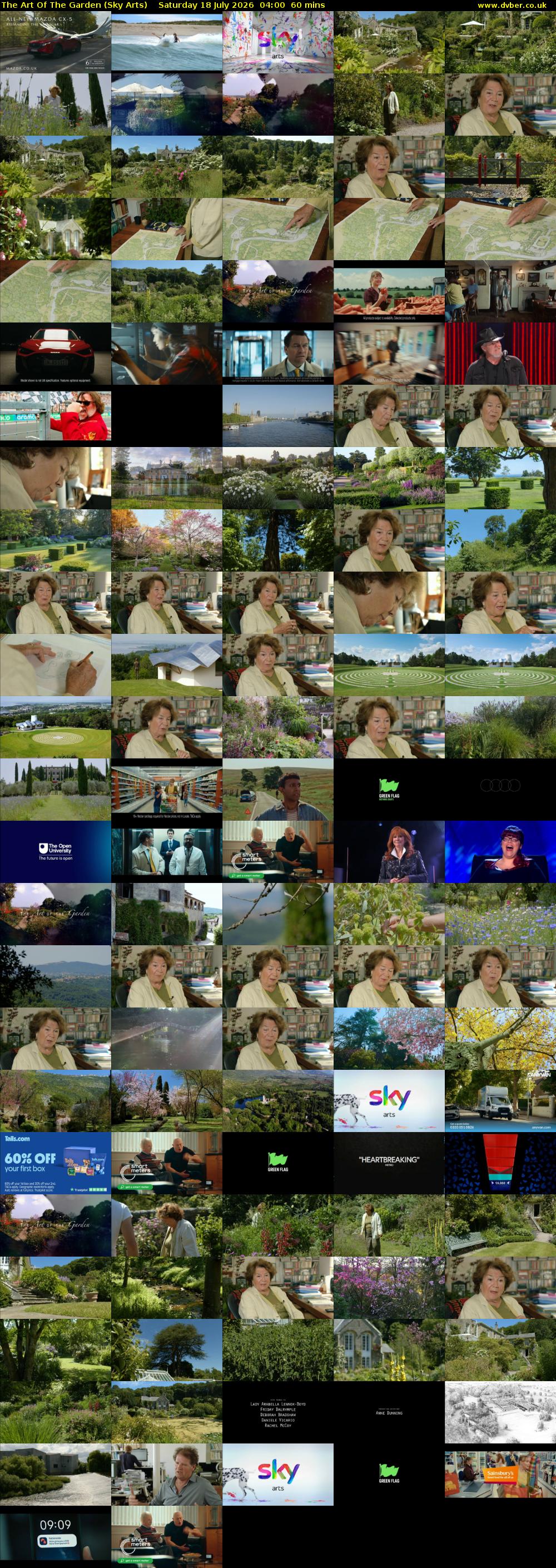 The Art Of The Garden (Sky Arts) Saturday 18 July 2026 04:00 - 05:00
