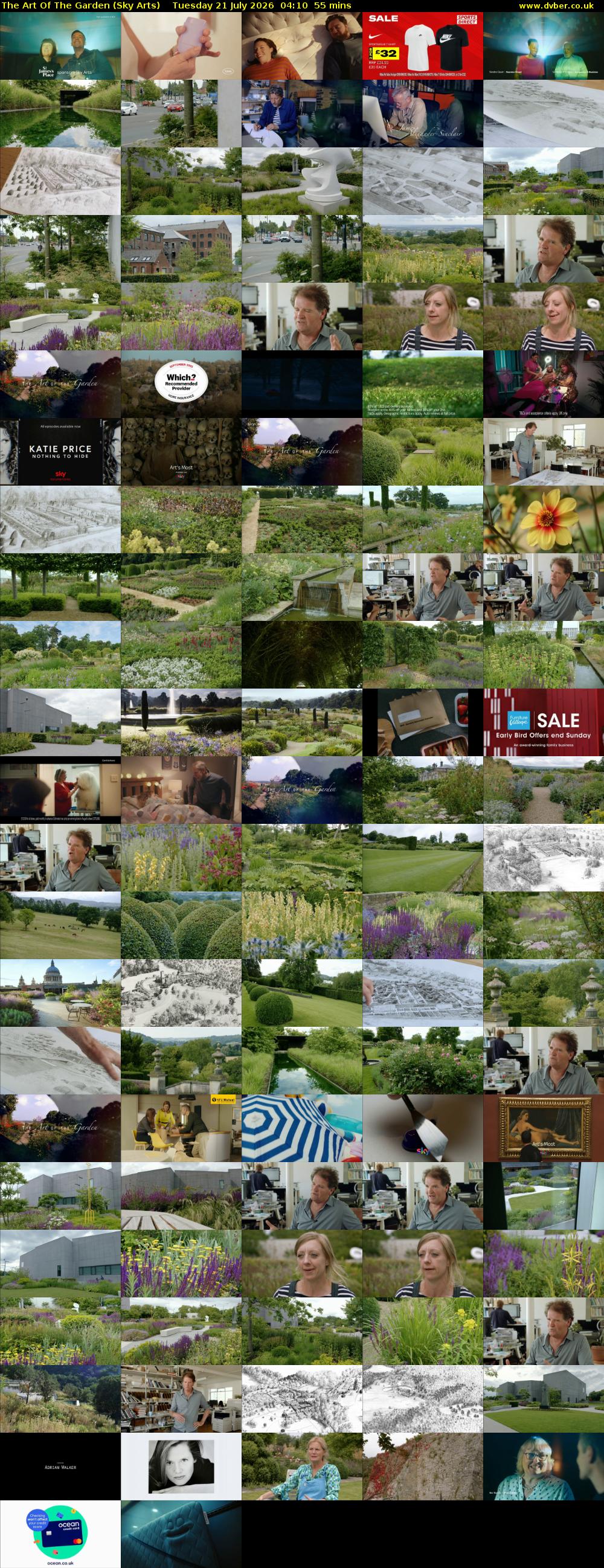 The Art Of The Garden (Sky Arts) Tuesday 21 July 2026 04:10 - 05:05