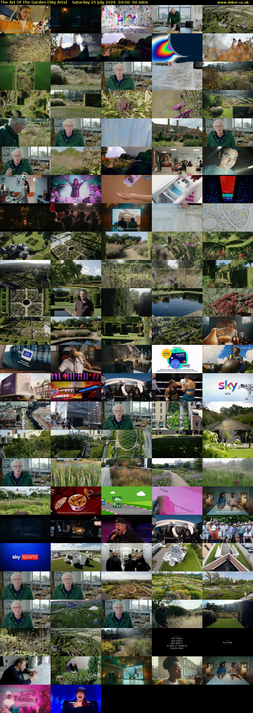 The Art Of The Garden (Sky Arts) Saturday 25 July 2026 04:00 - 05:00