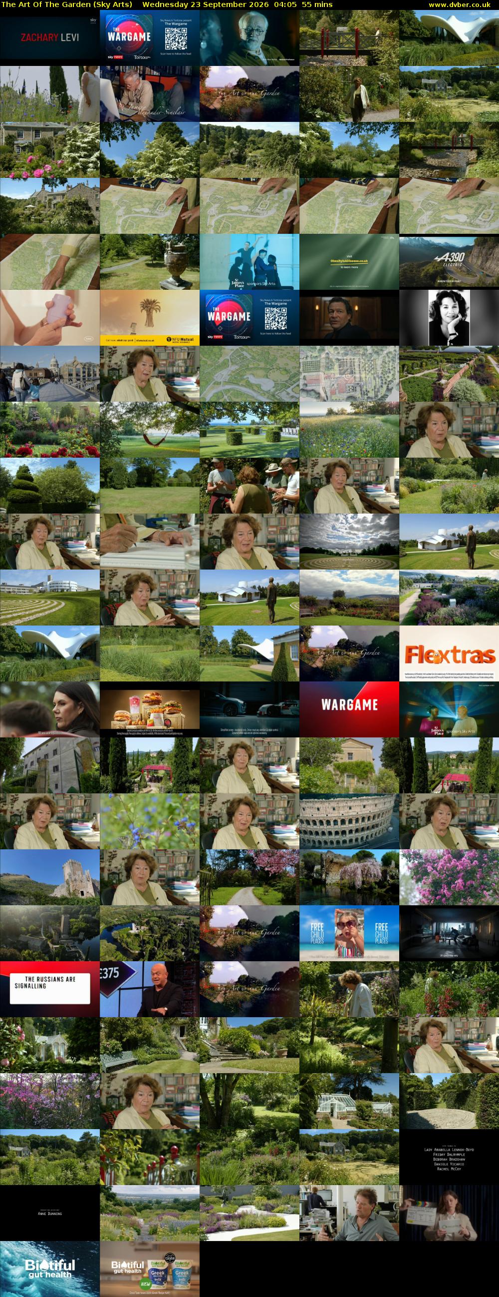 The Art Of The Garden (Sky Arts) Wednesday 23 September 2026 04:05 - 05:00