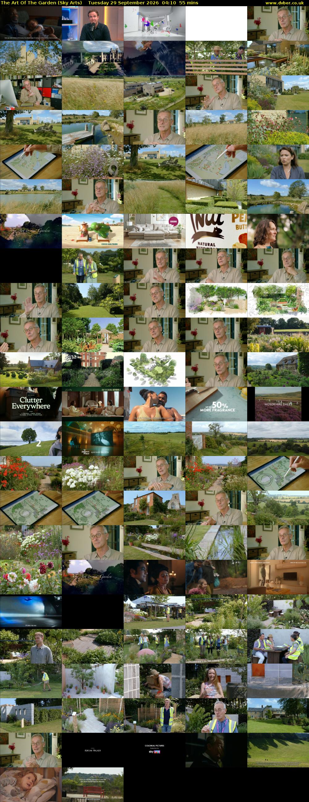 The Art Of The Garden (Sky Arts) Tuesday 29 September 2026 04:10 - 05:05