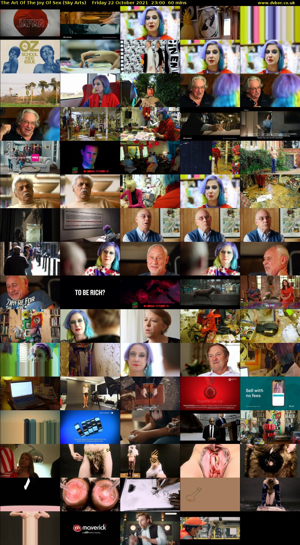 The Art Of The Joy Of Sex (Sky Arts) Friday 22 October 2021 23:00 - 00:00