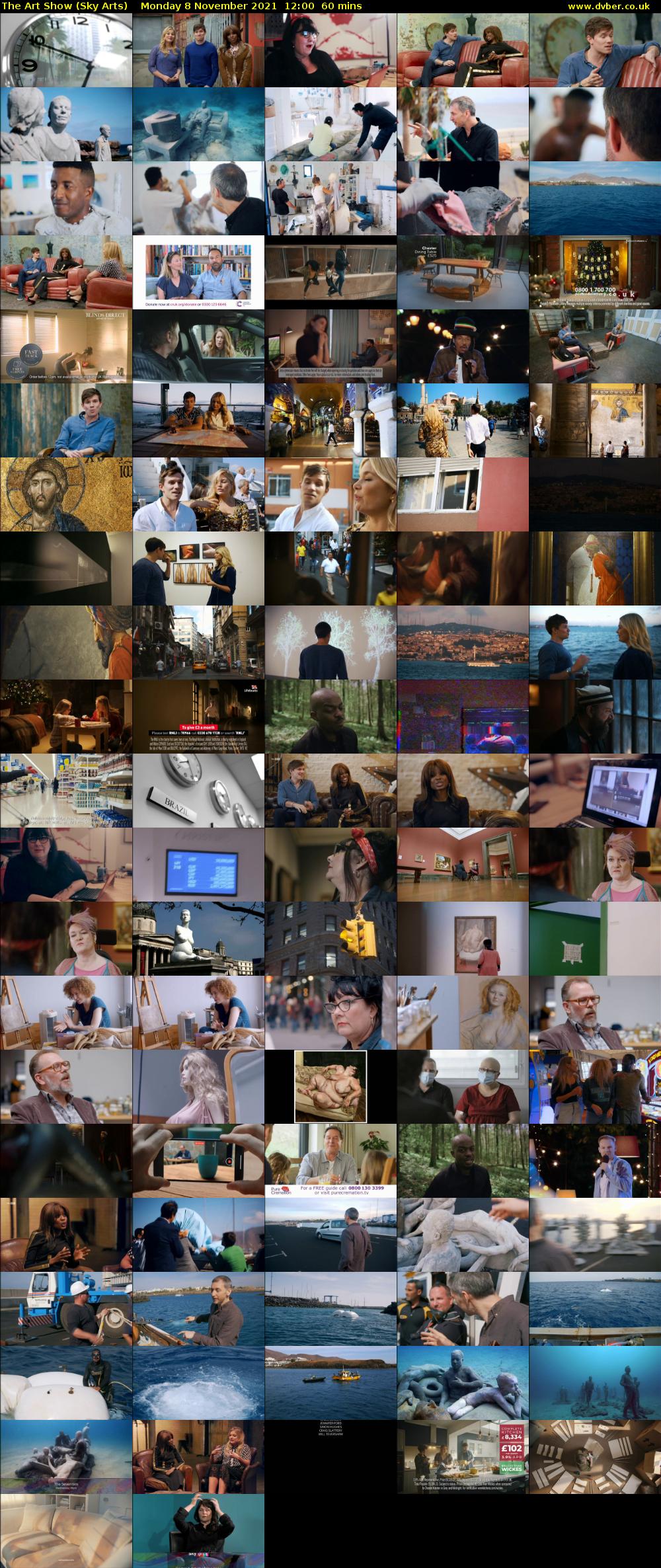 The Art Show (Sky Arts) Monday 8 November 2021 12:00 - 13:00