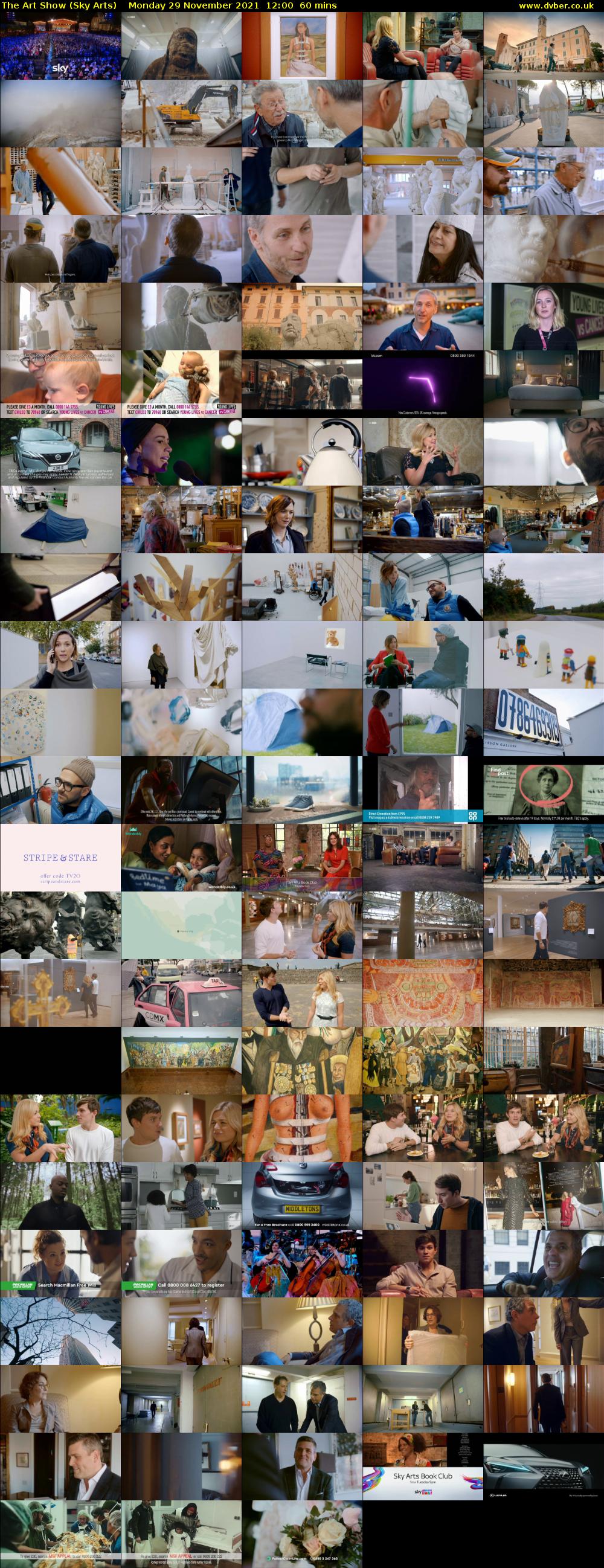 The Art Show (Sky Arts) Monday 29 November 2021 12:00 - 13:00