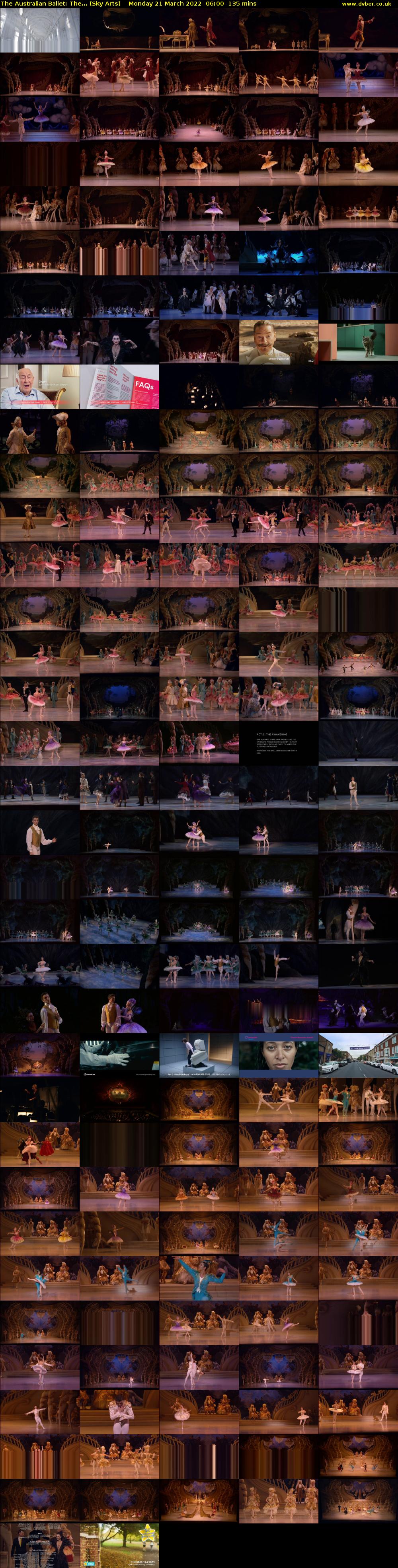The Australian Ballet: The... (Sky Arts) Monday 21 March 2022 06:00 - 08:15