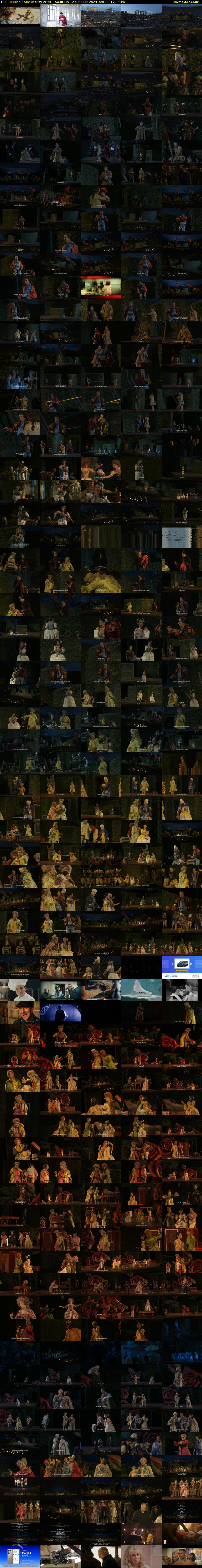 The Barber Of Seville (Sky Arts) Saturday 12 October 2024 06:00 - 08:50