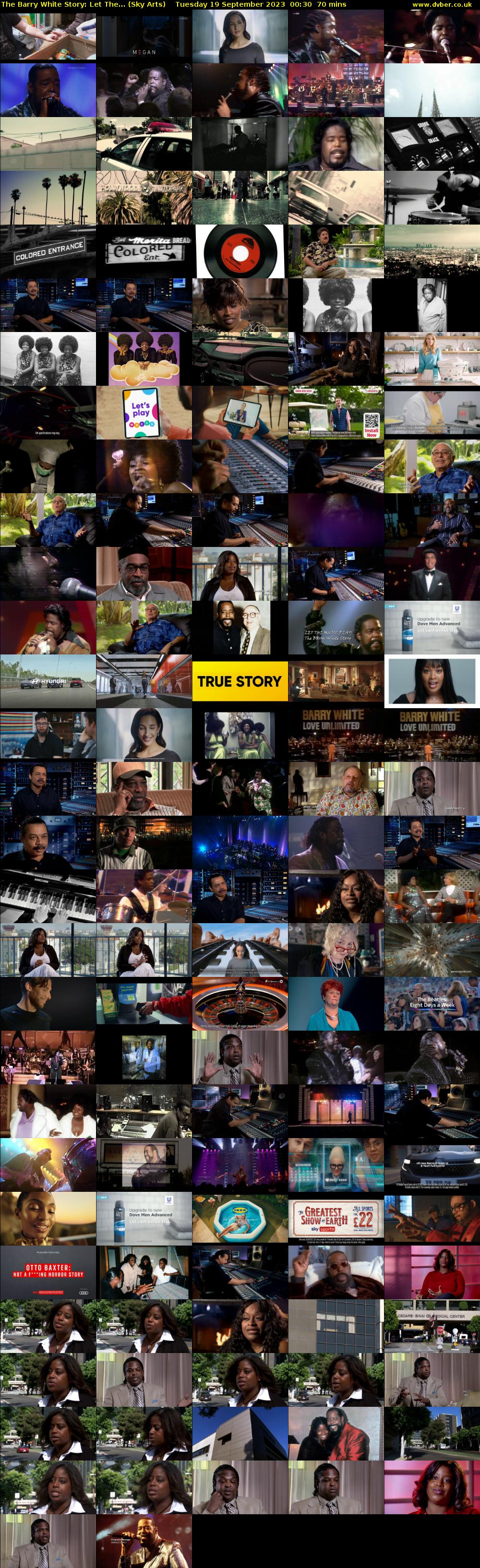 The Barry White Story: Let The... (Sky Arts) Tuesday 19 September 2023 00:30 - 01:40
