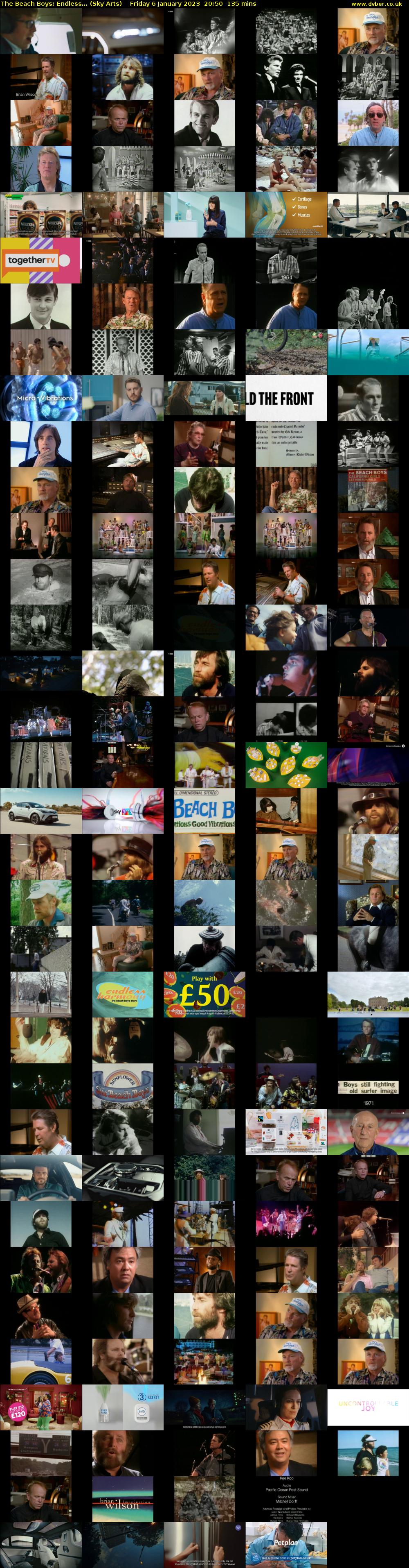 The Beach Boys: Endless... (Sky Arts) Friday 6 January 2023 20:50 - 23:05