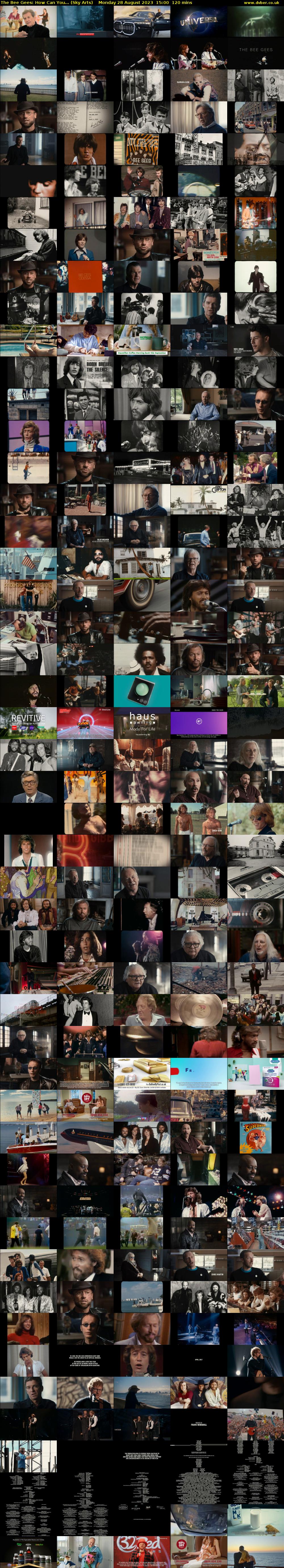 The Bee Gees: How Can You... (Sky Arts) Monday 28 August 2023 15:00 - 17:00