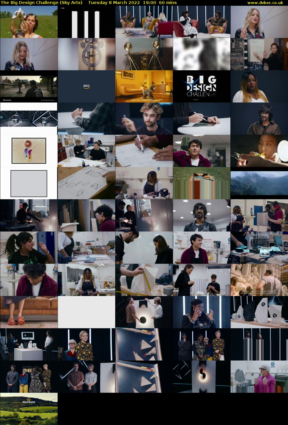 The Big Design Challenge (Sky Arts) Tuesday 8 March 2022 19:00 - 20:00