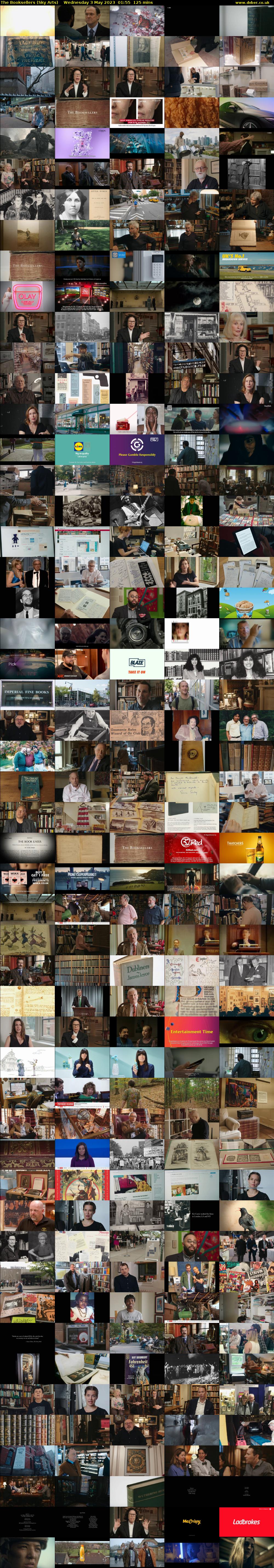 The Booksellers (Sky Arts) Wednesday 3 May 2023 01:55 - 04:00