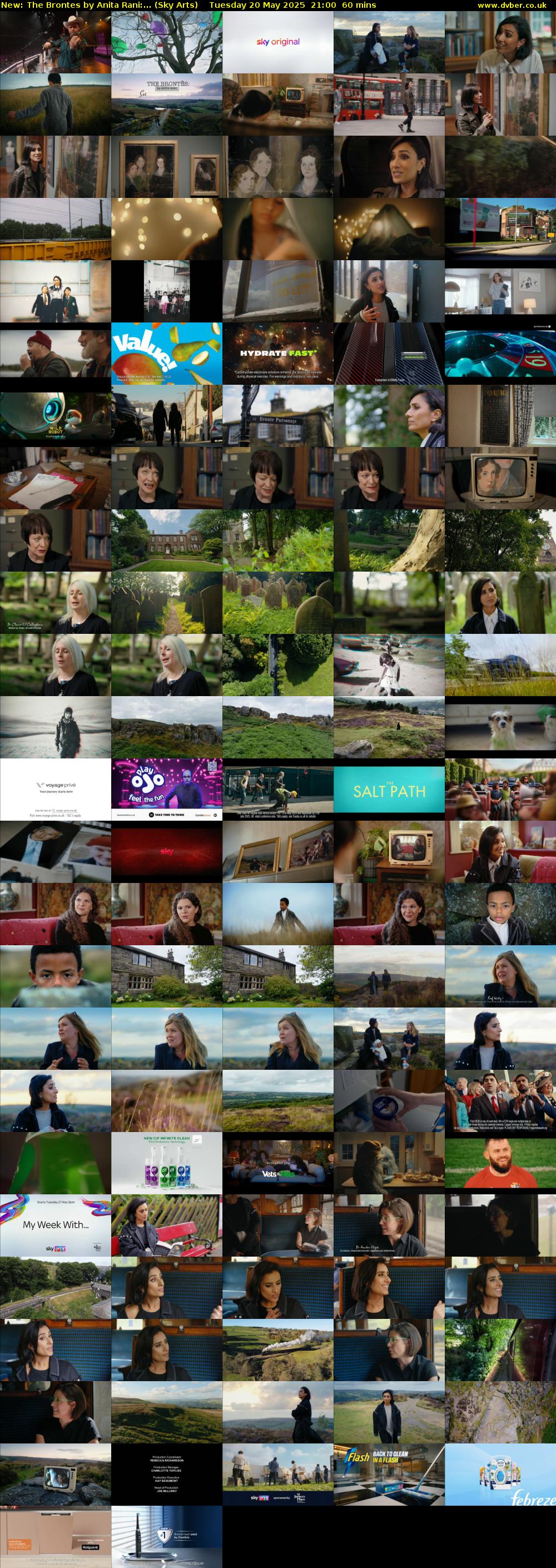 The Brontes by Anita Rani:... (Sky Arts) Tuesday 20 May 2025 21:00 - 22:00