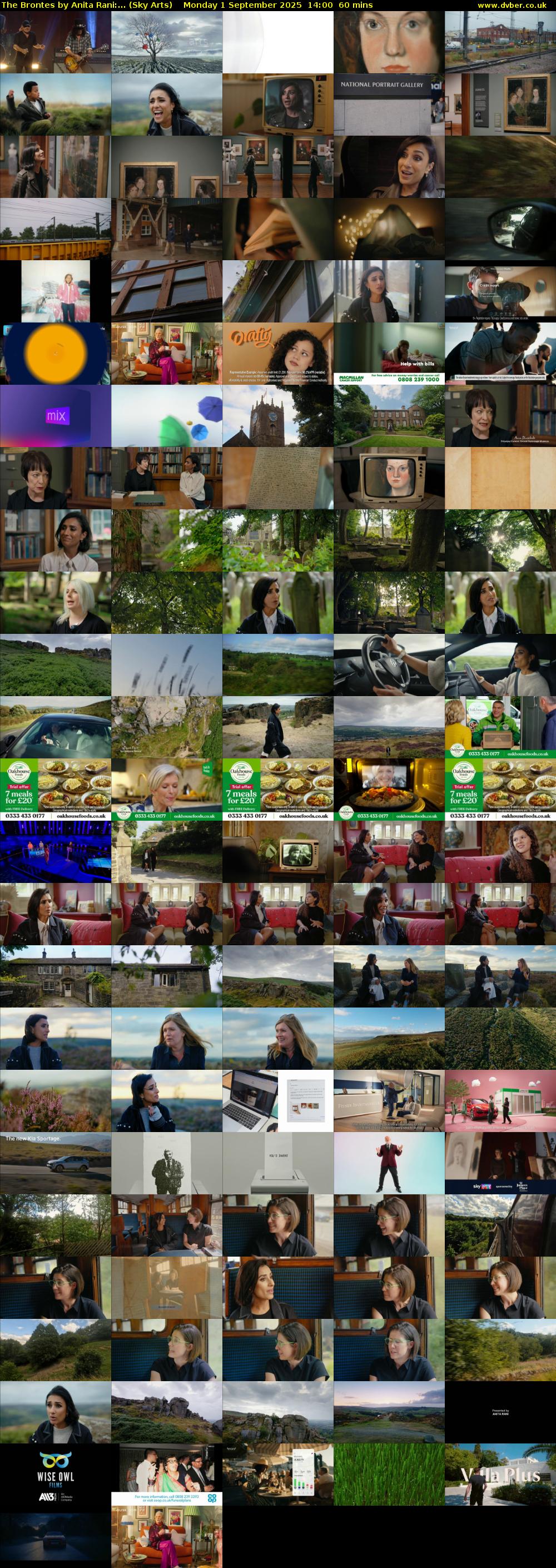 The Brontes by Anita Rani:... (Sky Arts) Monday 1 September 2025 14:00 - 15:00