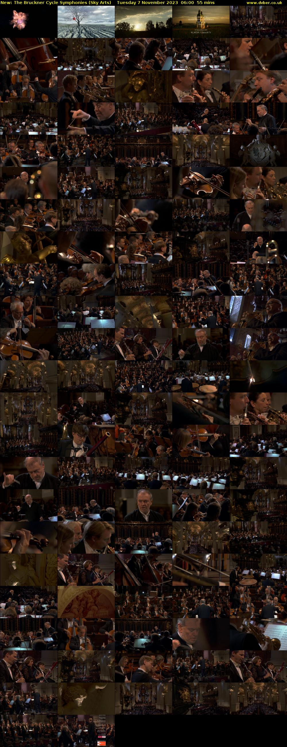 The Bruckner Cycle Symphonies (Sky Arts) Tuesday 7 November 2023 06:00 - 06:55