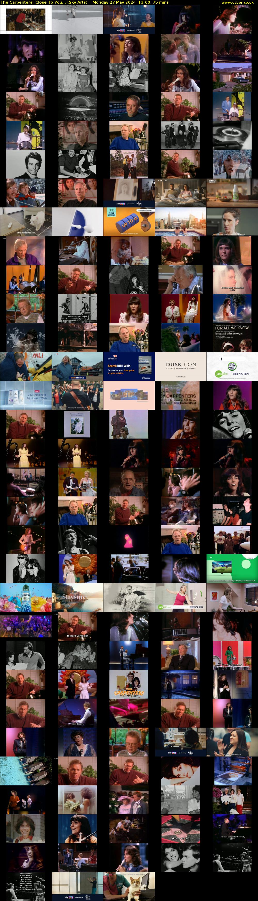 The Carpenters: Close To You... (Sky Arts) Monday 27 May 2024 13:00 - 14:15