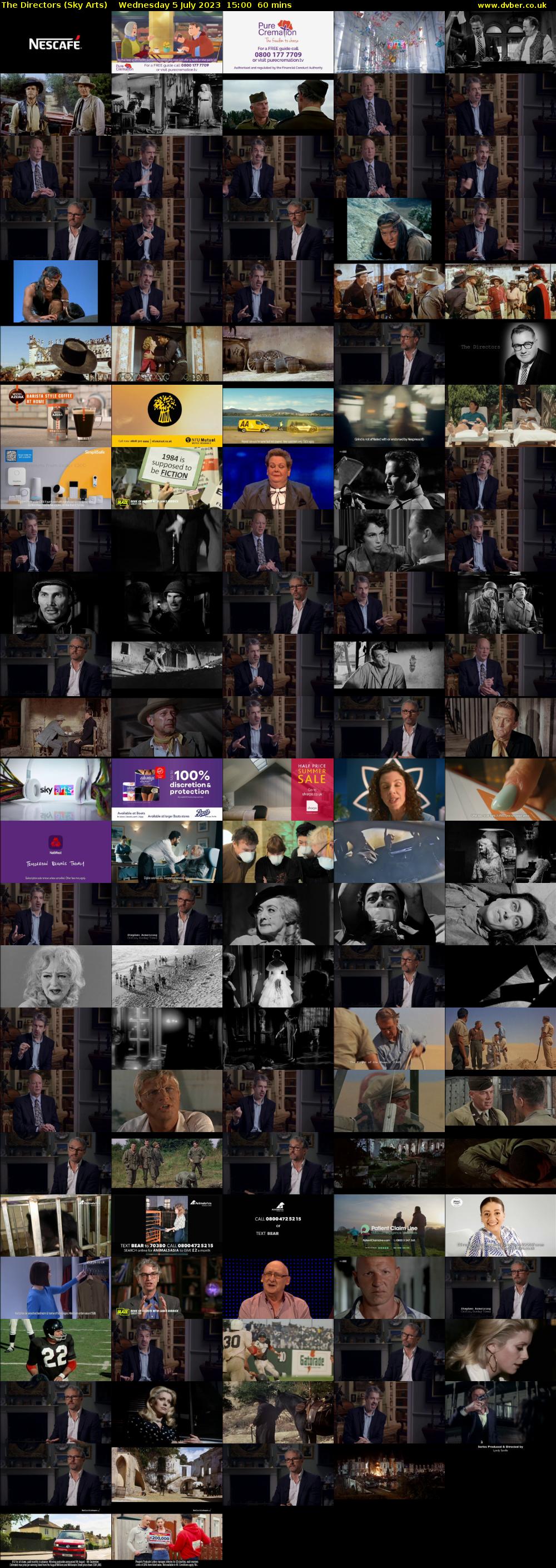 The Directors (Sky Arts) Wednesday 5 July 2023 15:00 - 16:00