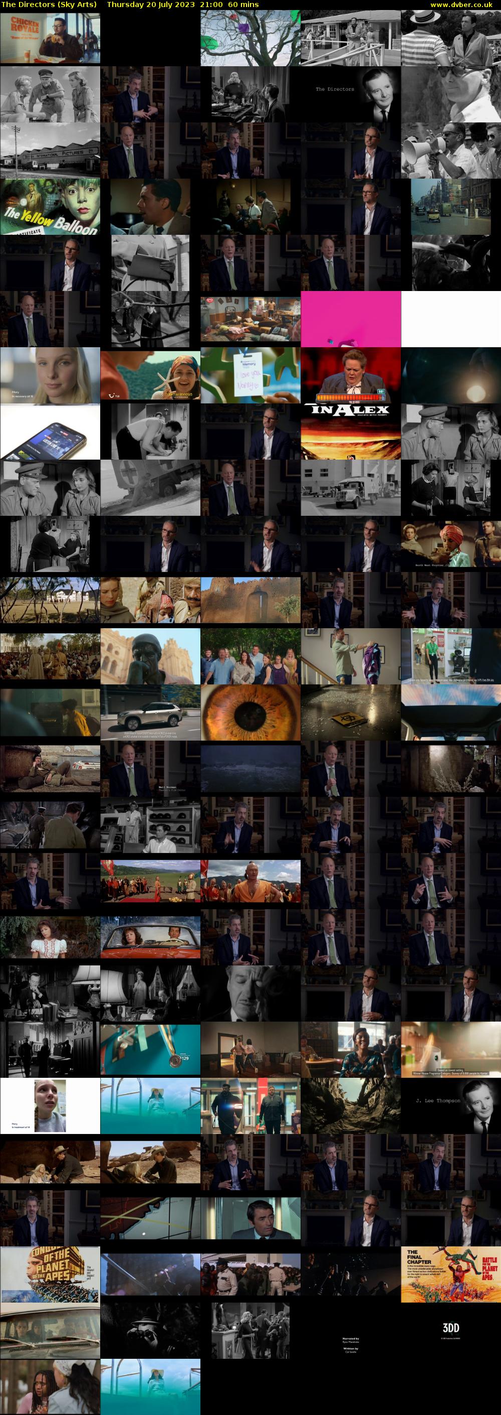 The Directors (Sky Arts) Thursday 20 July 2023 21:00 - 22:00