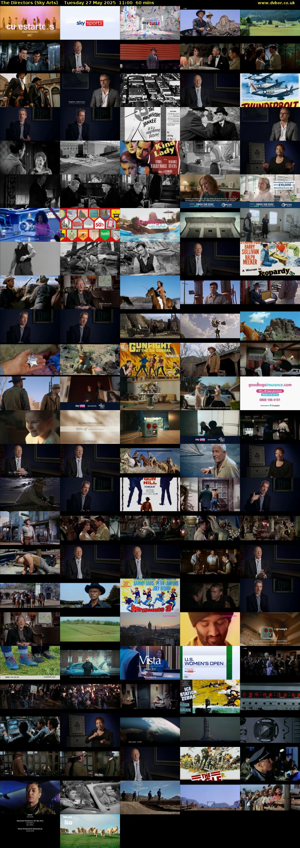 The Directors (Sky Arts) Tuesday 27 May 2025 11:00 - 12:00