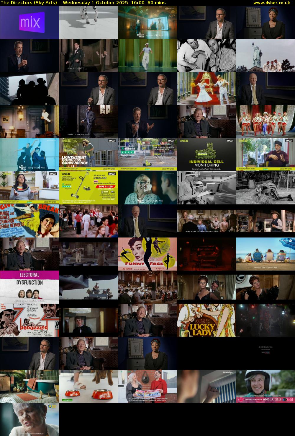 The Directors (Sky Arts) Wednesday 1 October 2025 16:00 - 17:00