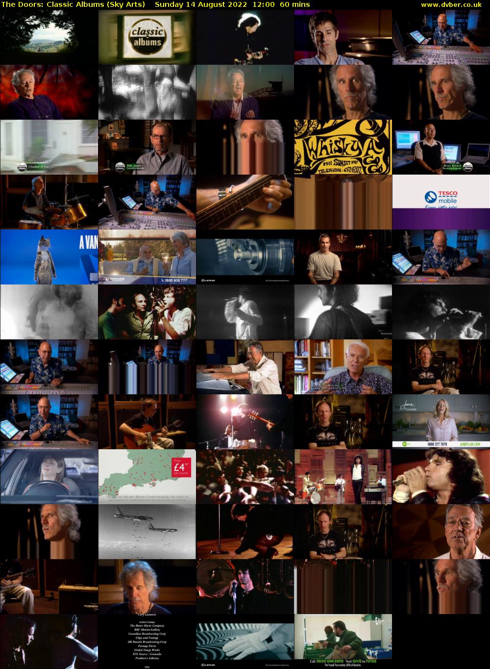 The Doors: Classic Albums (Sky Arts) Sunday 14 August 2022 12:00 - 13:00