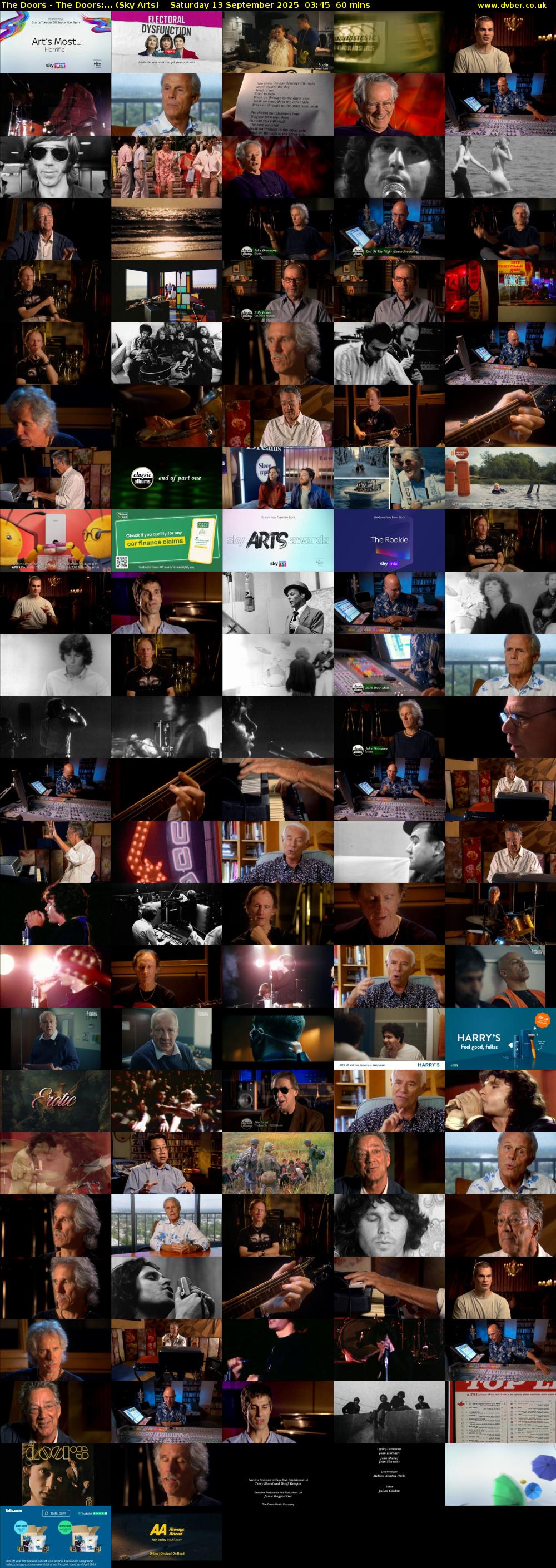 The Doors - The Doors:... (Sky Arts) Saturday 13 September 2025 03:45 - 04:45