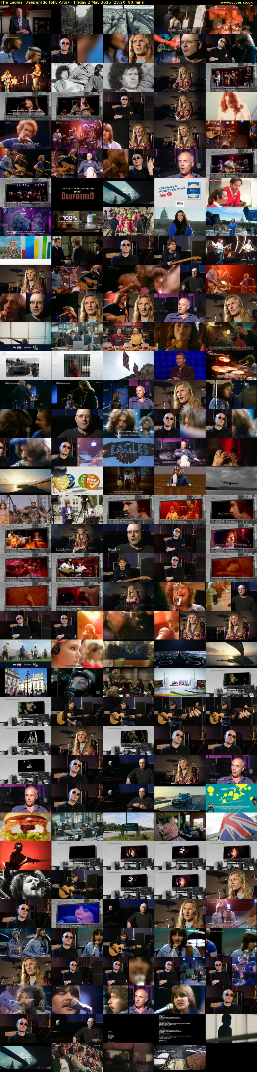 The Eagles: Desperado (Sky Arts) Friday 2 May 2025 23:20 - 00:50