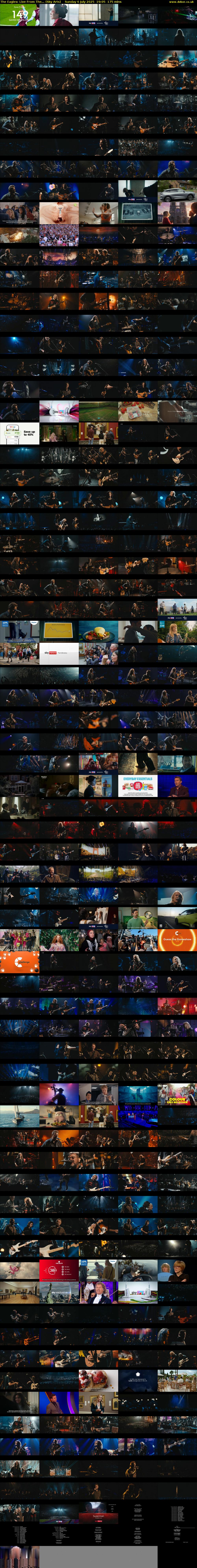 The Eagles: Live From The... (Sky Arts) Sunday 6 July 2025 19:05 - 22:00